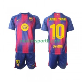 Maillot de Foot FC Barcelone Lamine Yamal 10 Champions League Enfant Domicile 2025/26